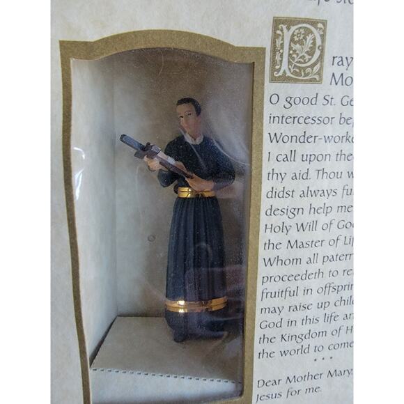 St. Gerard 3.5” Figurine: Patron of Expectant Mothers: Includes Prayer Card NEW - Picture 1 of 5